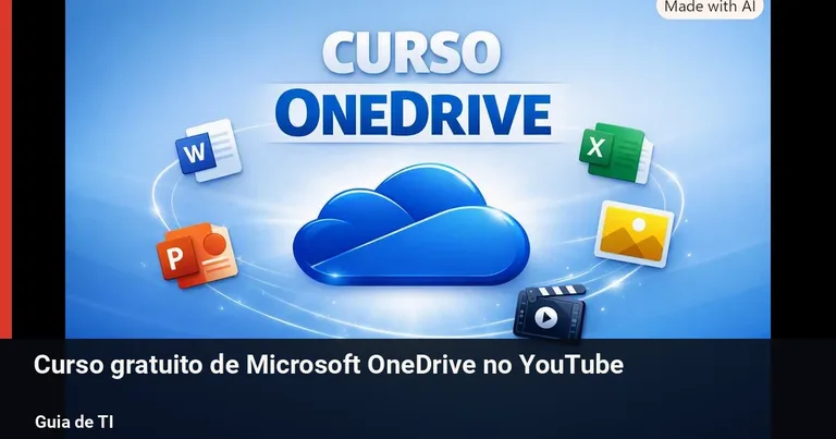 Curso Microsoft OneDrive: aulas práticas do básico ao compartilhamento