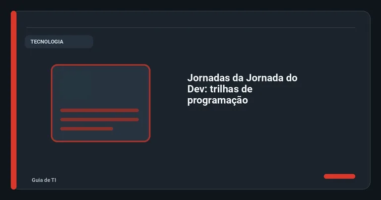 Jornada do Dev apresenta trilhas de programação em front-end, APIs e apps