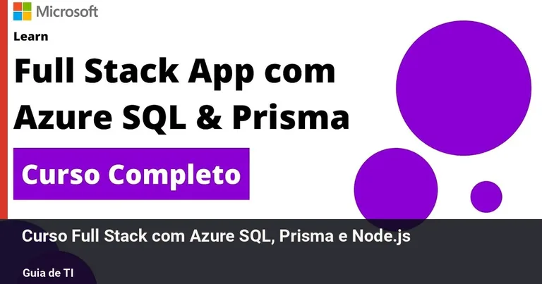 Aprenda: Aplicação Full Stack com Azure SQL e Prisma