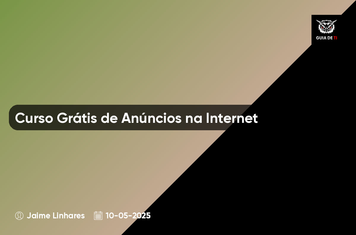 Curso Grátis de Anúncios na Internet