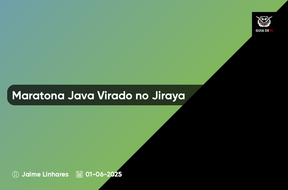 Maratona Java Virado no Jiraya