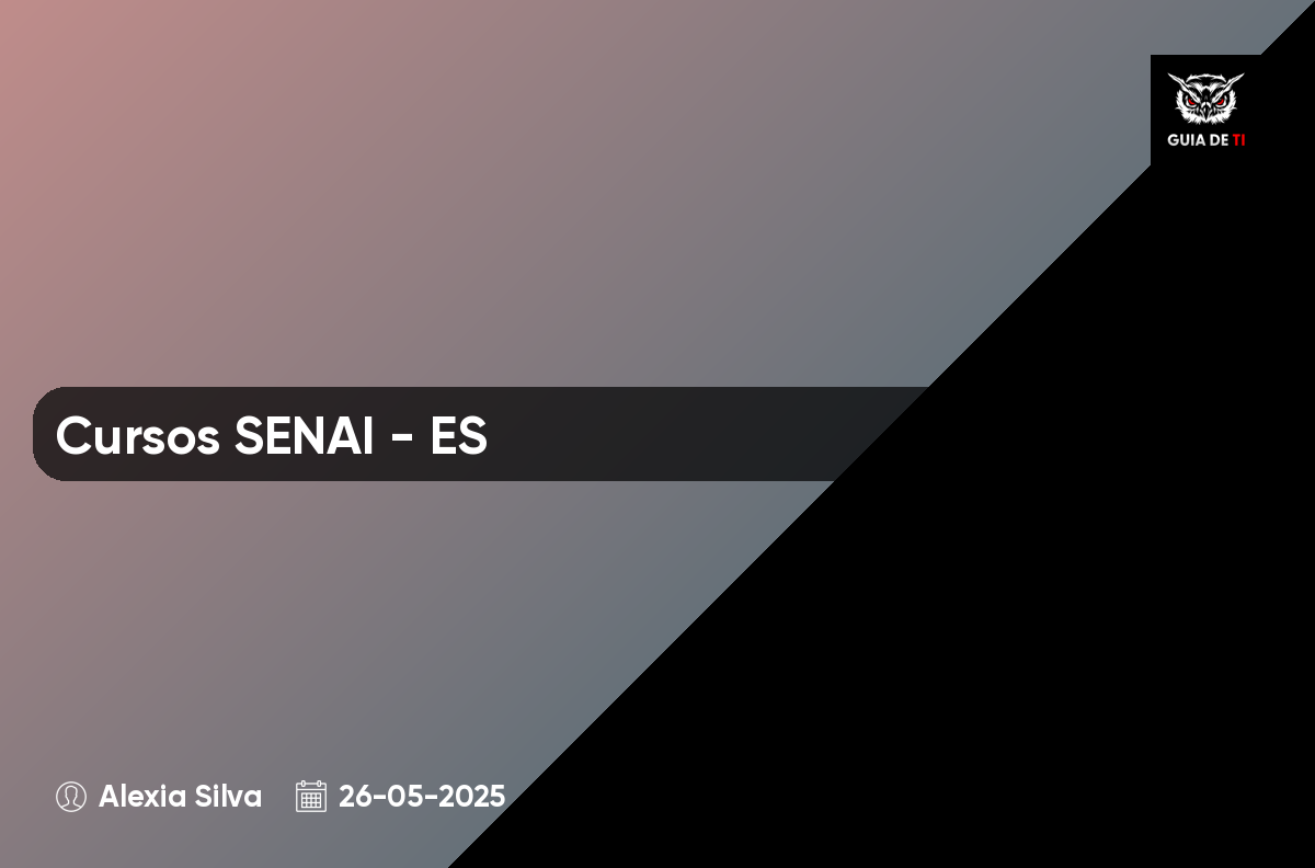 Cursos SENAI - ES