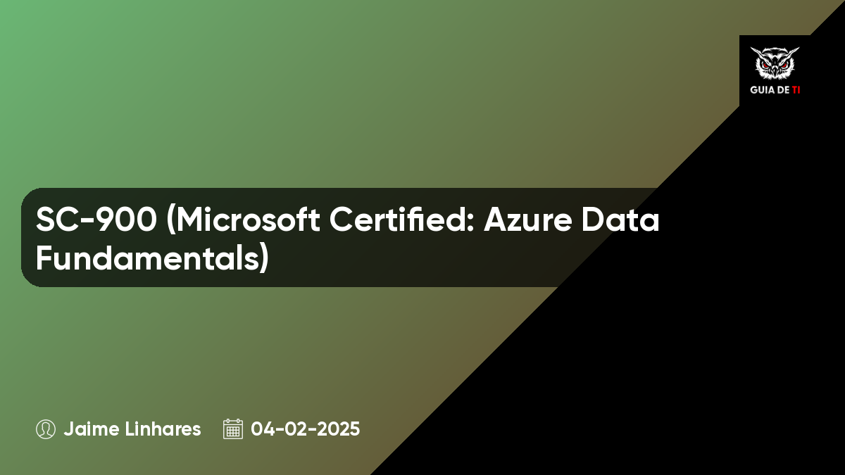 SC-900 (Microsoft Certified: Azure Data Fundamentals)