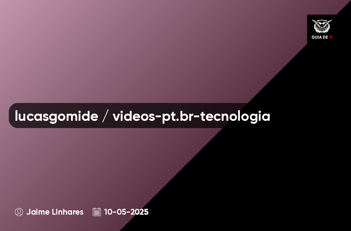 lucasgomide / videos-pt.br-tecnologia