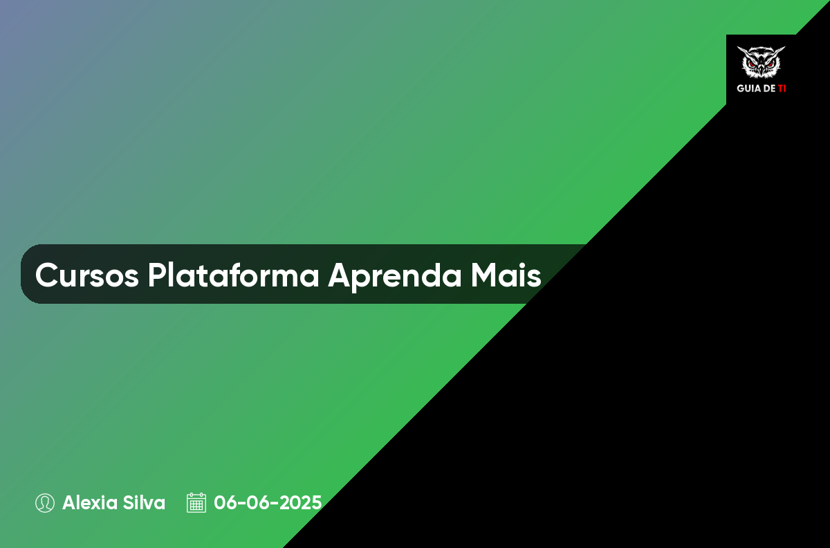 Cursos Plataforma Aprenda Mais