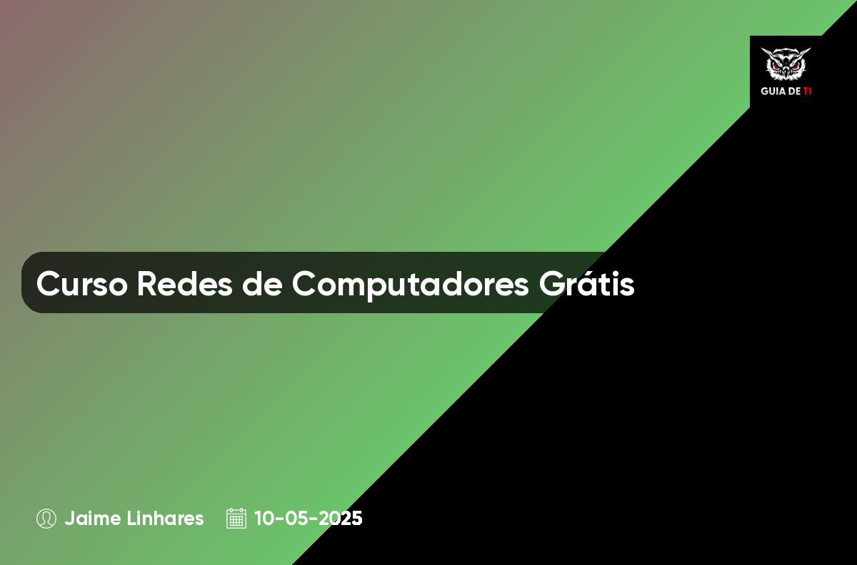 Curso Redes de Computadores Grátis