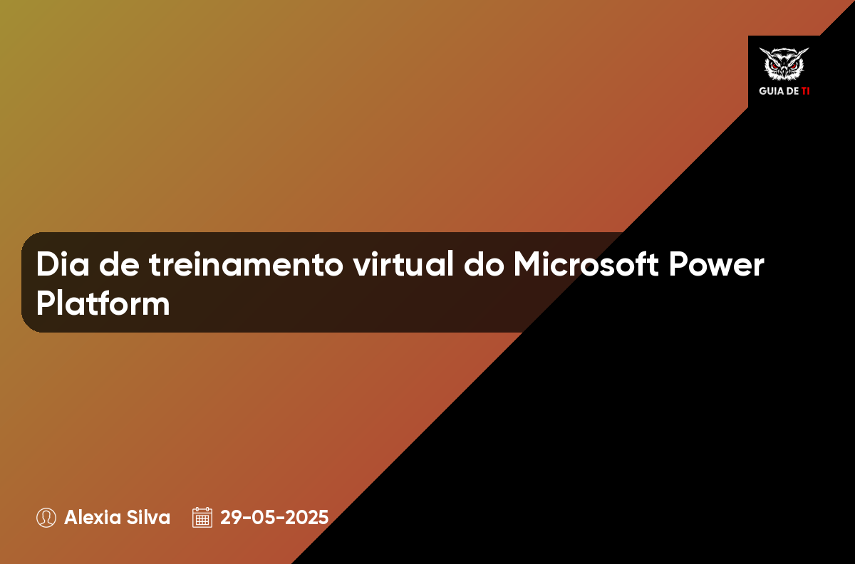 Dia de treinamento virtual do Microsoft Power Platform