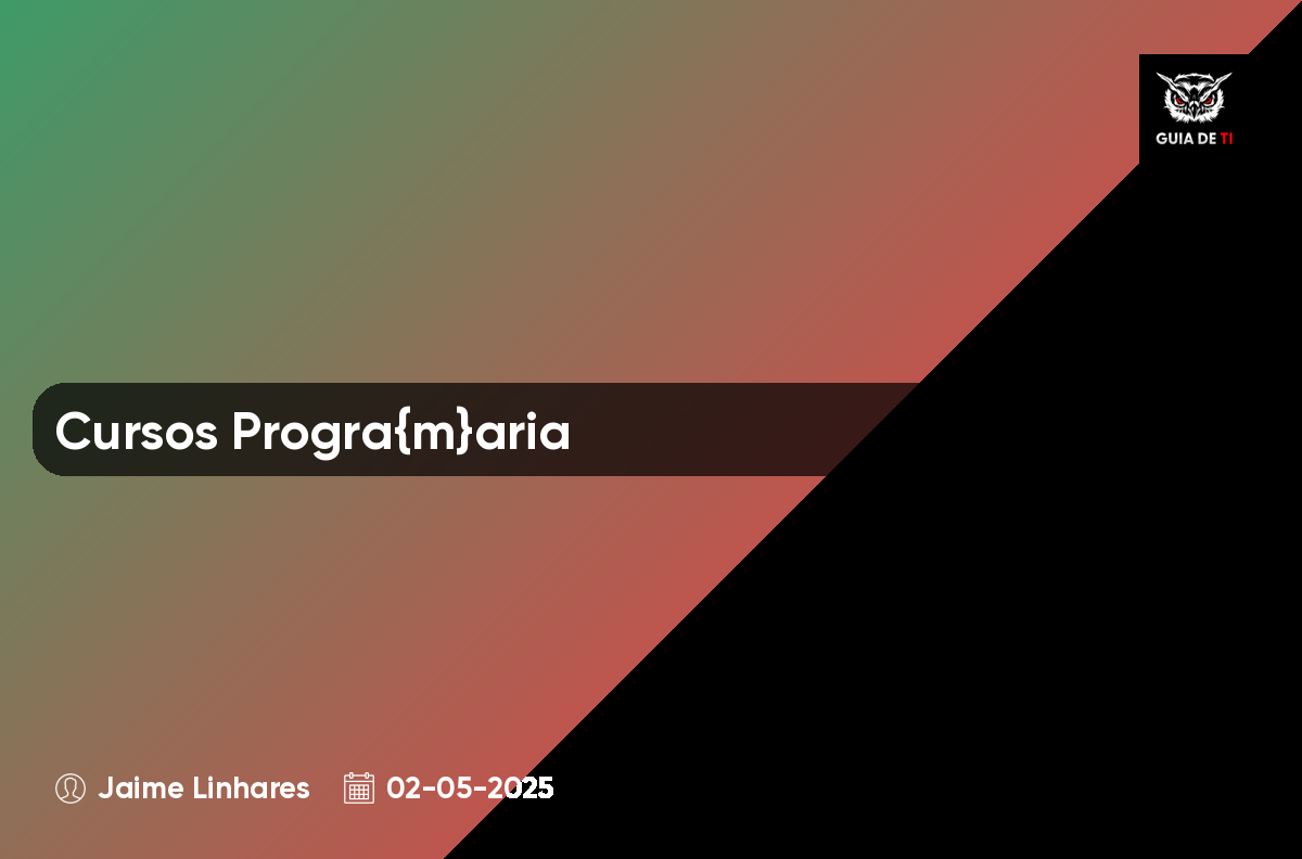 Cursos Progra{m}aria
