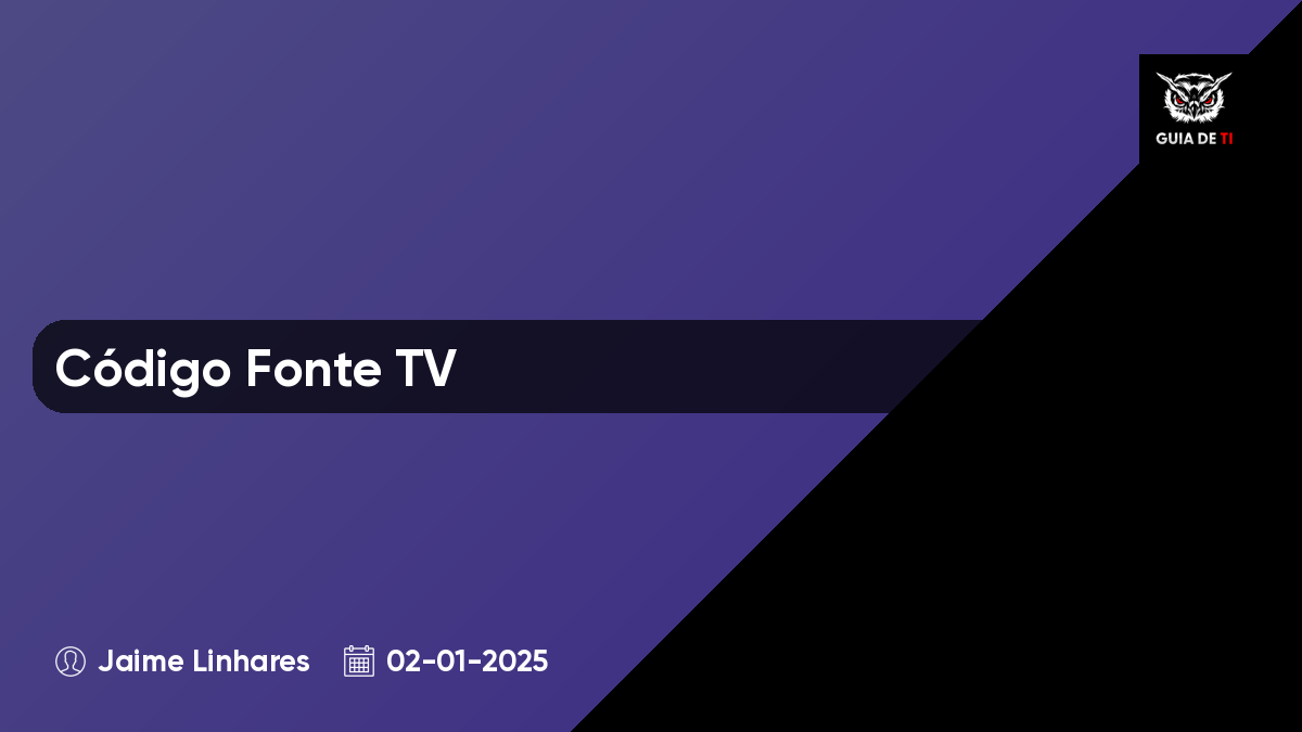 Código Fonte TV