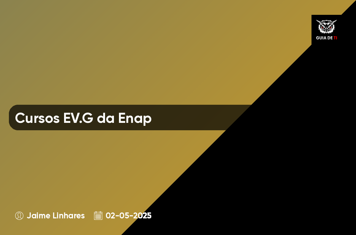 Cursos EV.G da Enap