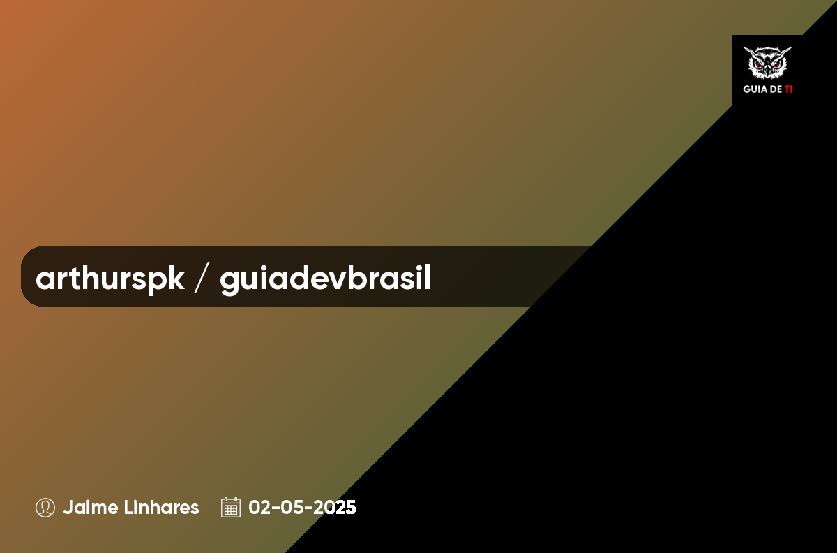 arthurspk / guiadevbrasil