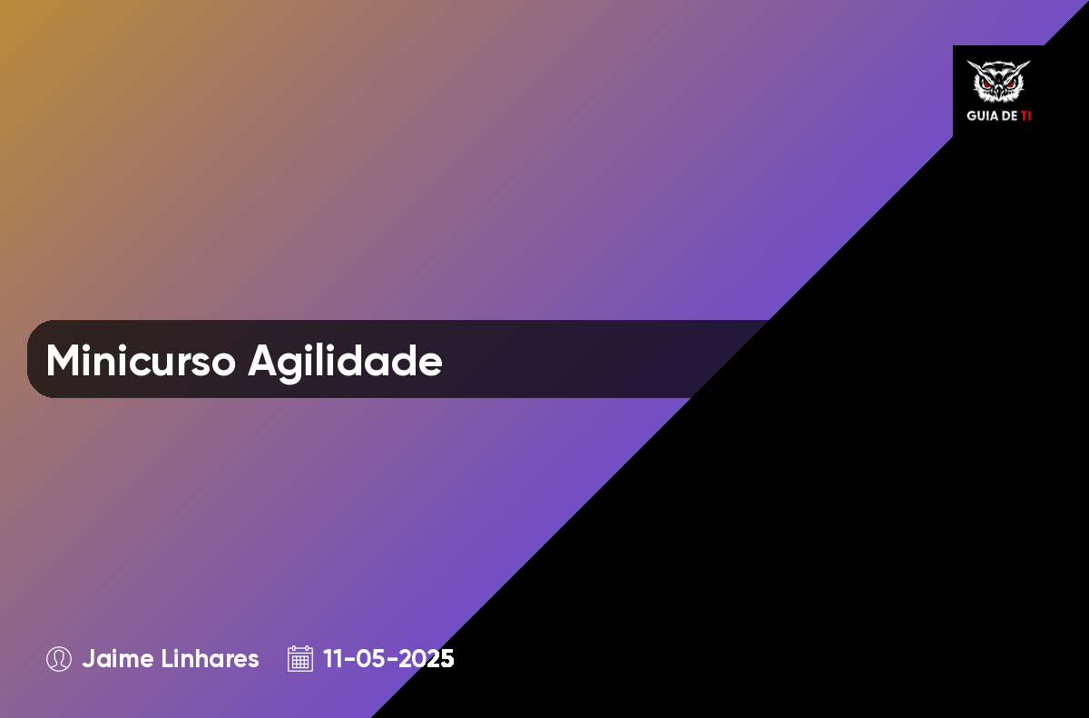Minicurso Agilidade