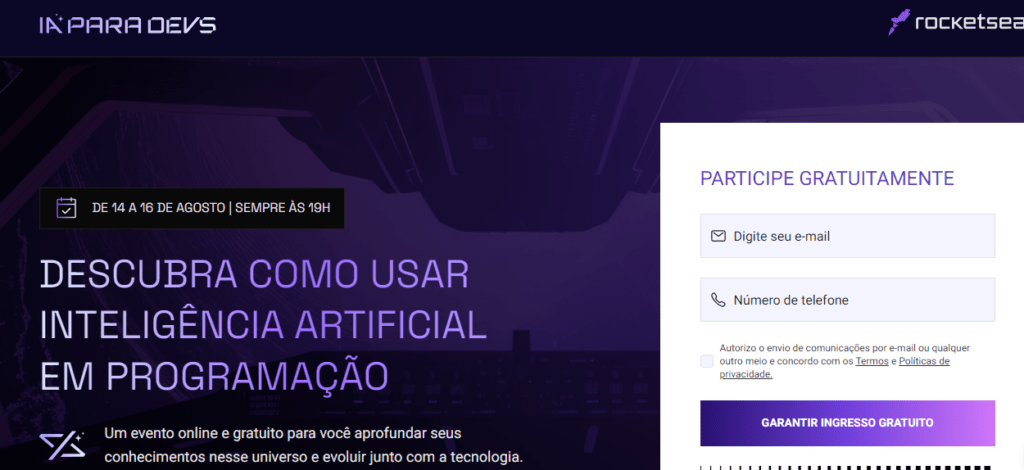 Rocketseat promove evento gratuito para descomplicar a programação  começando do zero