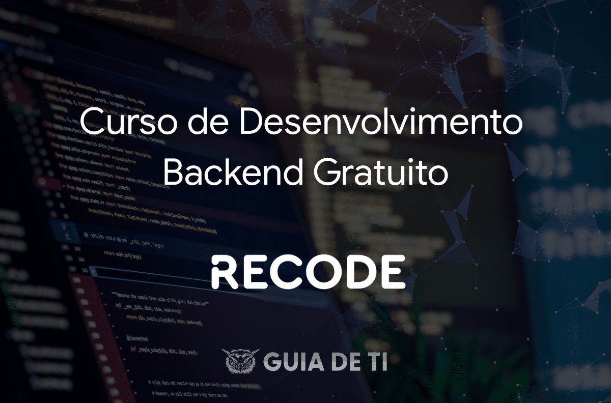 Curso Desenvolvimento Backend Gratuito recode