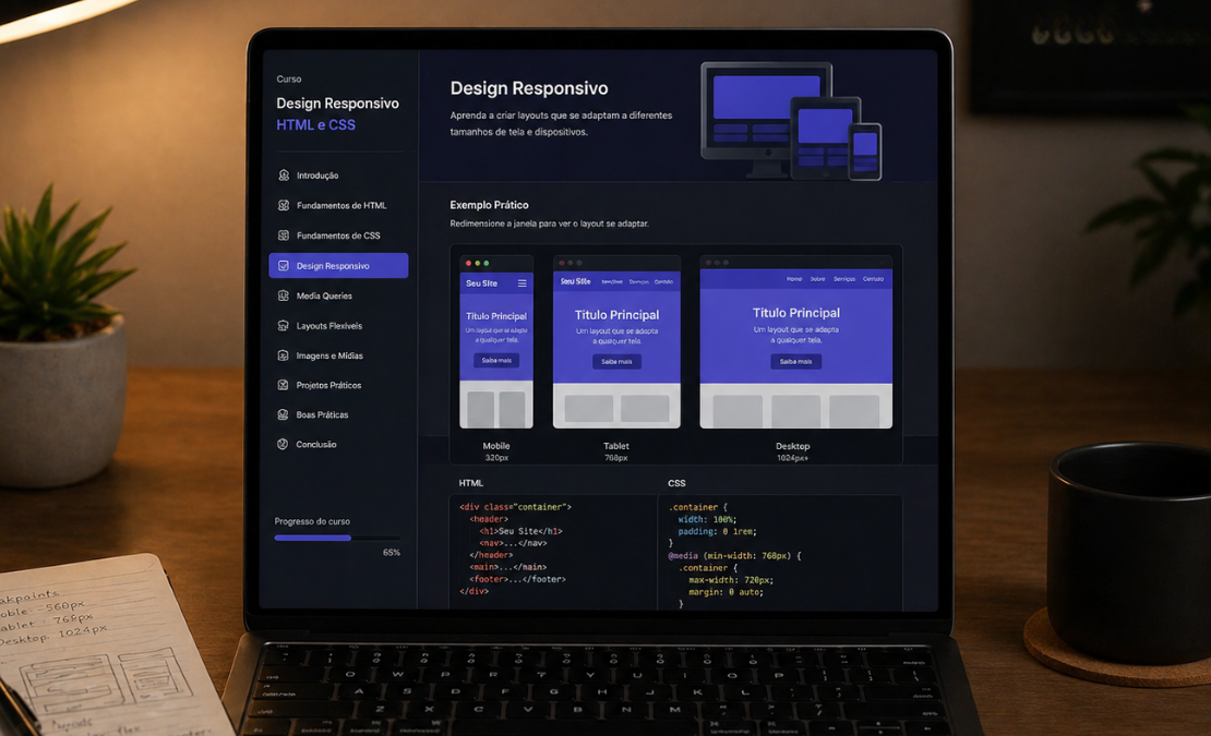 Curso de Design Responsivo Grátis