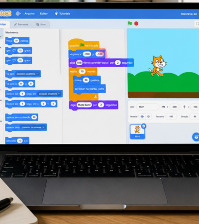 Curso Gratuito de Lógica de Programação com Scratch