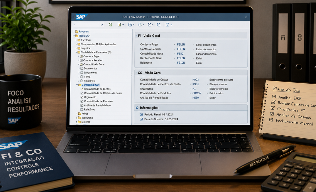 Entendendo os Módulos SAP FI e CO