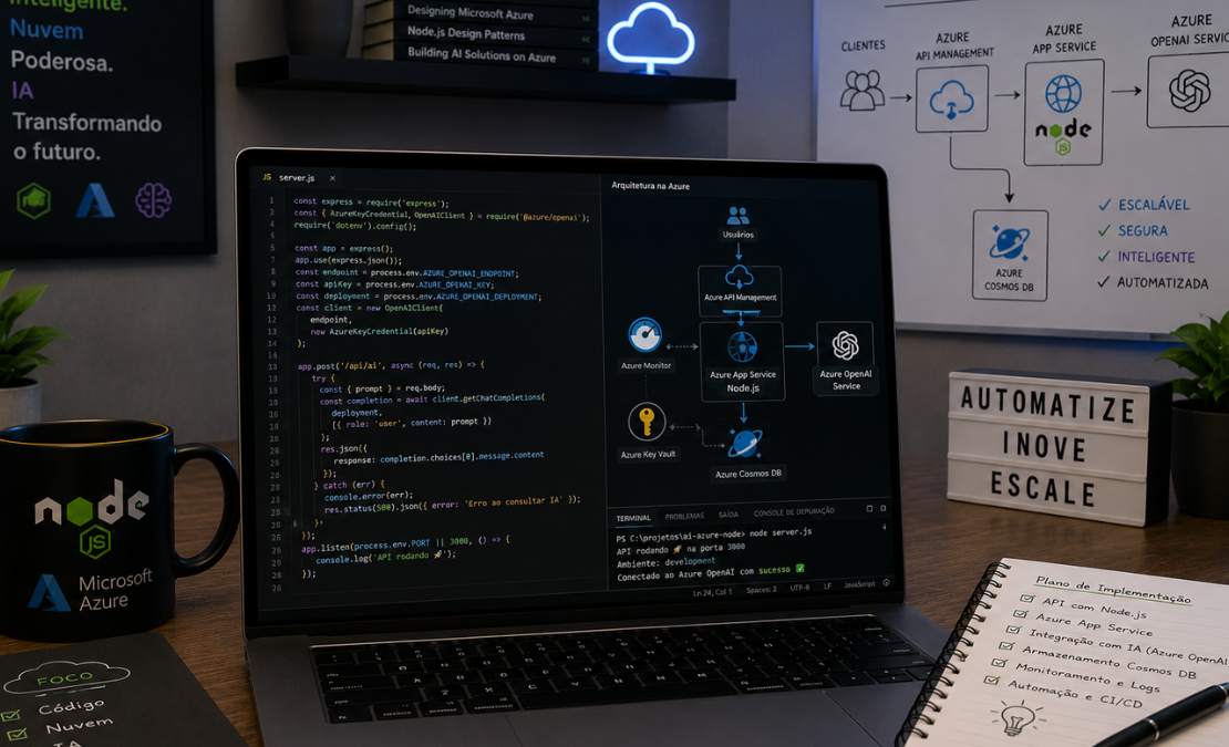 Bootcamp Gratuito de Node.js, Azure e IA