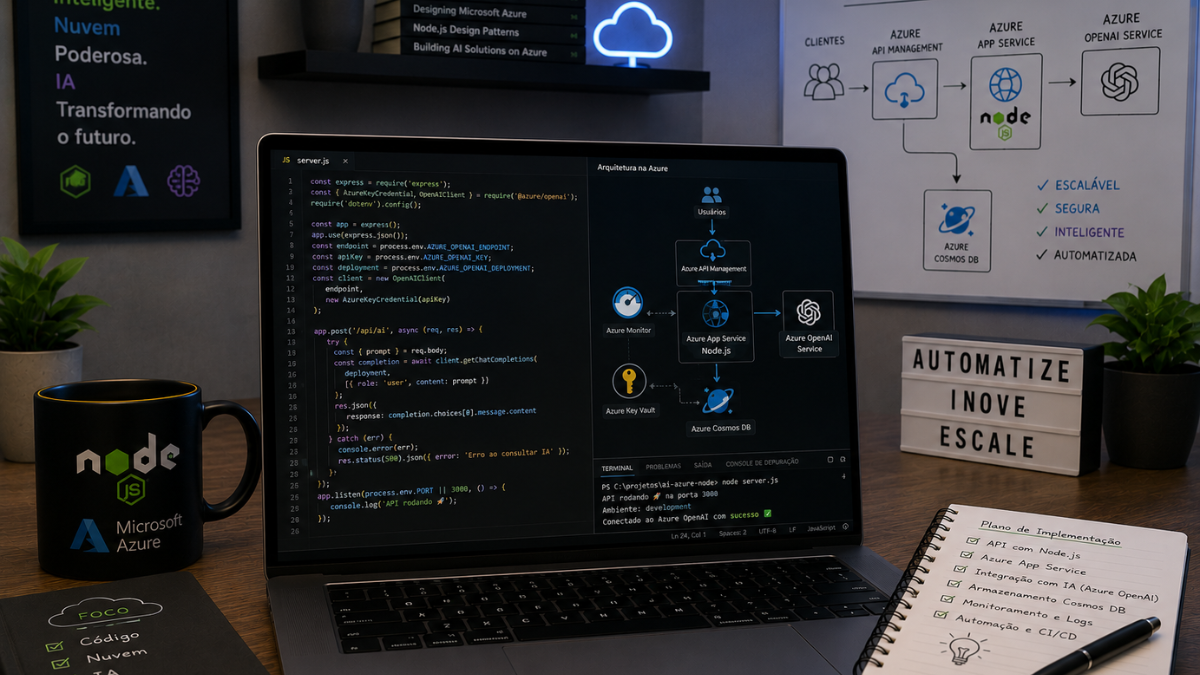 Bootcamp Gratuito de Node.js, Azure e IA