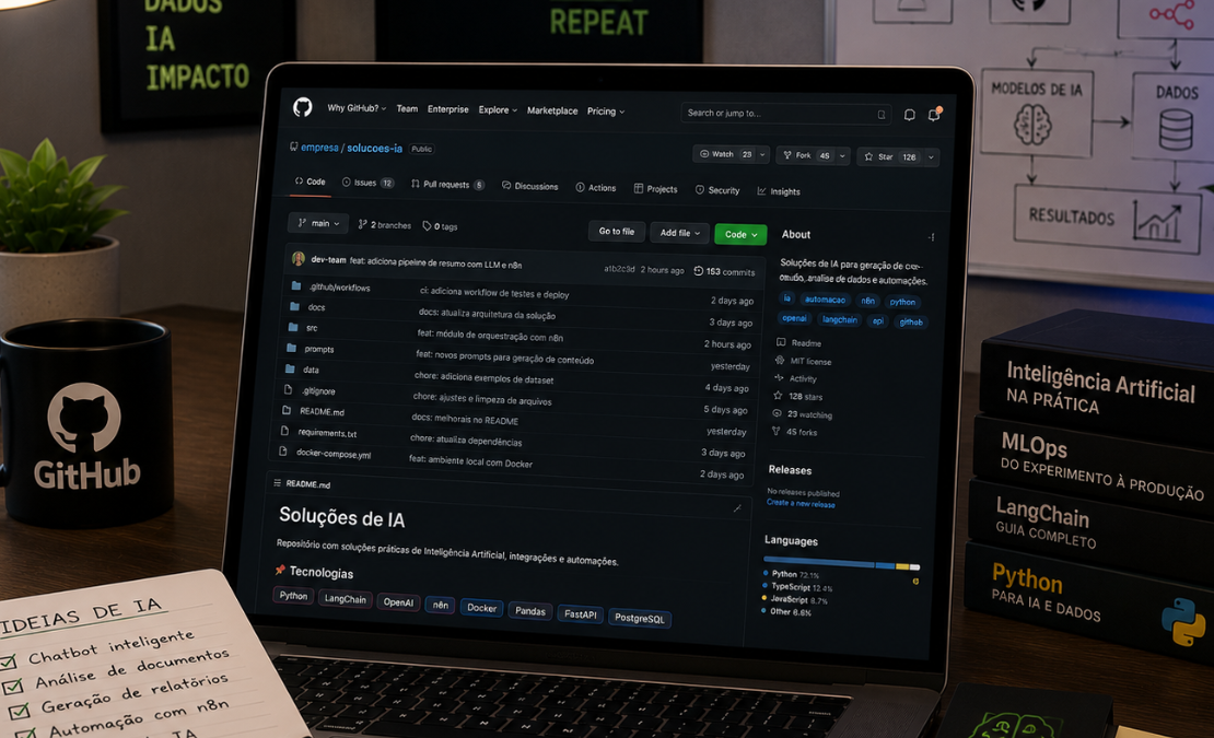 Curso Gratuito de Soluções de IA no GitHub