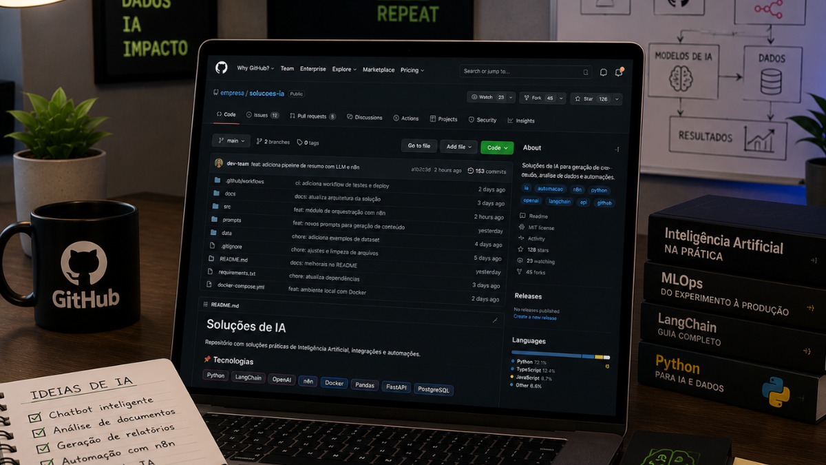 Curso Gratuito de Soluções de IA no GitHub