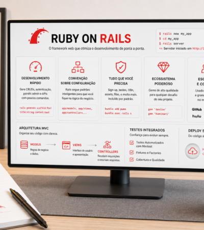 Curso de Ruby on Rails com Certificado: Aprenda MVC, CRUD, Autenticação e Deploy 10 Curso de Ruby on Rails com Certificado