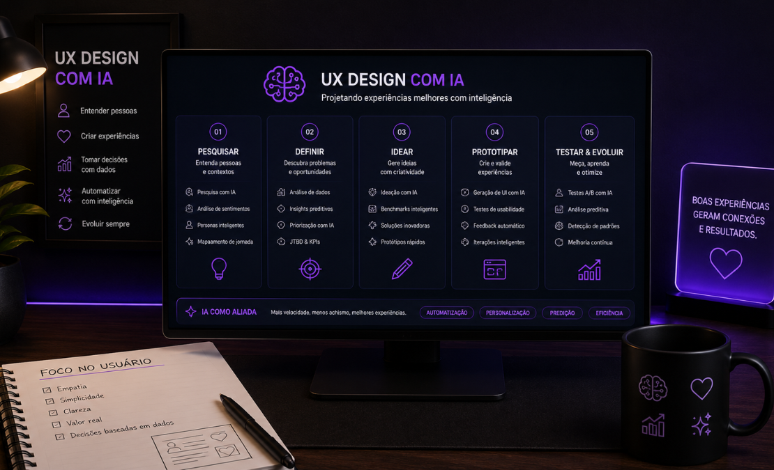 UX com IA: Curso Gratuito da Samsung Ocean Ensina Experiência do Usuário 9 UX com IA