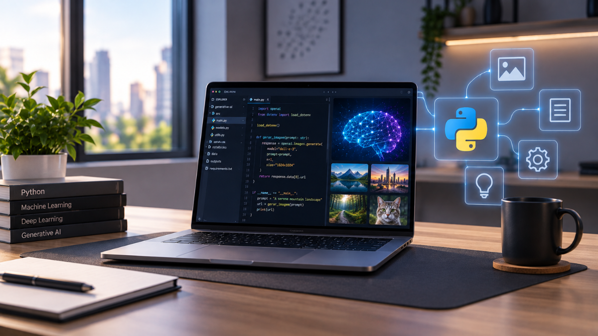 Curso gratuito de IA Generativa com Python ensina GPT, Gemini e Chats Inteligentes 9 Curso gratuito de IA Generativa com Python